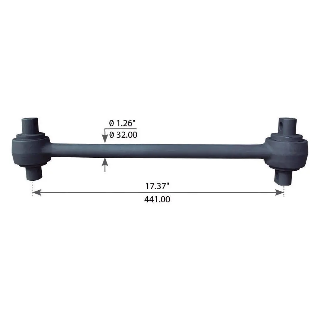 Fortpro Torque Rod With Bushing Compatible With Peterbilt Rear Air Suspension Single/Tandem Axle Air Trac Series Trucks Replaces 924170, 03-04119 | F346926 2