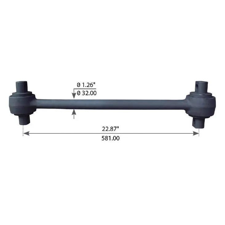 Fortpro Torque Rod With Bushing Compatible With Peterbilt Rear Air Suspension Single/Tandem Axle Air Leaf Series Trucks Replaces 03-02439, 03-04059, 922820 | F346927 2