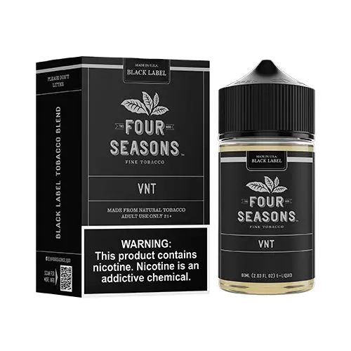 Vnt By Four Seasons Fine Tobacco 60Ml 1