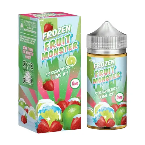 Frozen Fruit Monster Strawberry Lime Ice By Jam Monster 100Ml 1