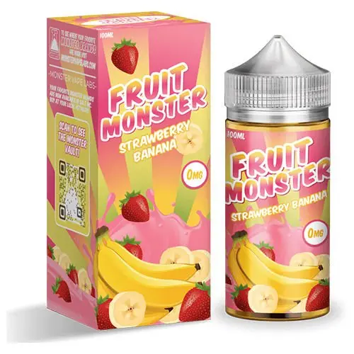 Fruit Monster Strawberry Banana By Jam Monster 100Ml 1