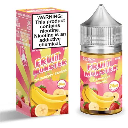 Fruit Monster Strawberry Banana By Jam Monster Salt 30Ml 1