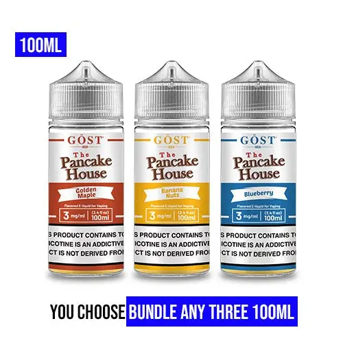 The Pancake House Vape Juice 100Ml Pick 3 Bundle 1