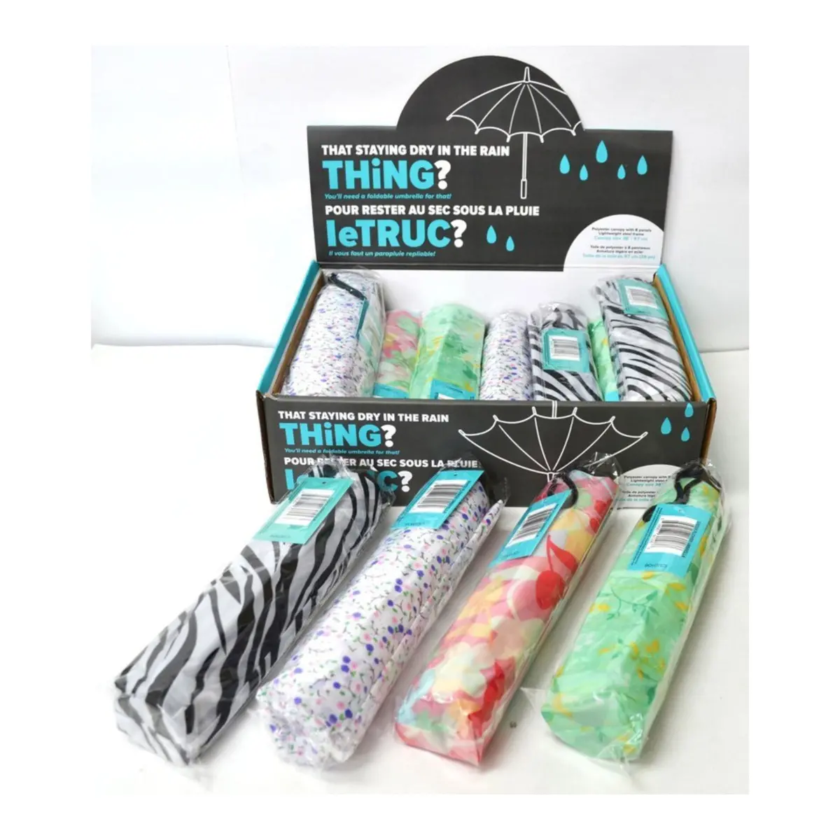 Hswr Umbrella Folding Fashion Assorted - New 1