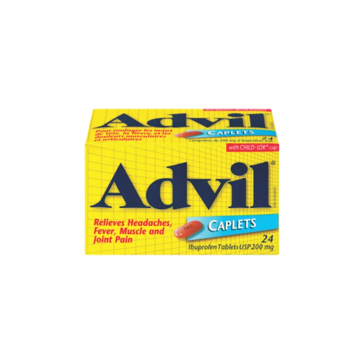 Hyg Advil Pain Relief 200Mg 24 Caplets - New 1