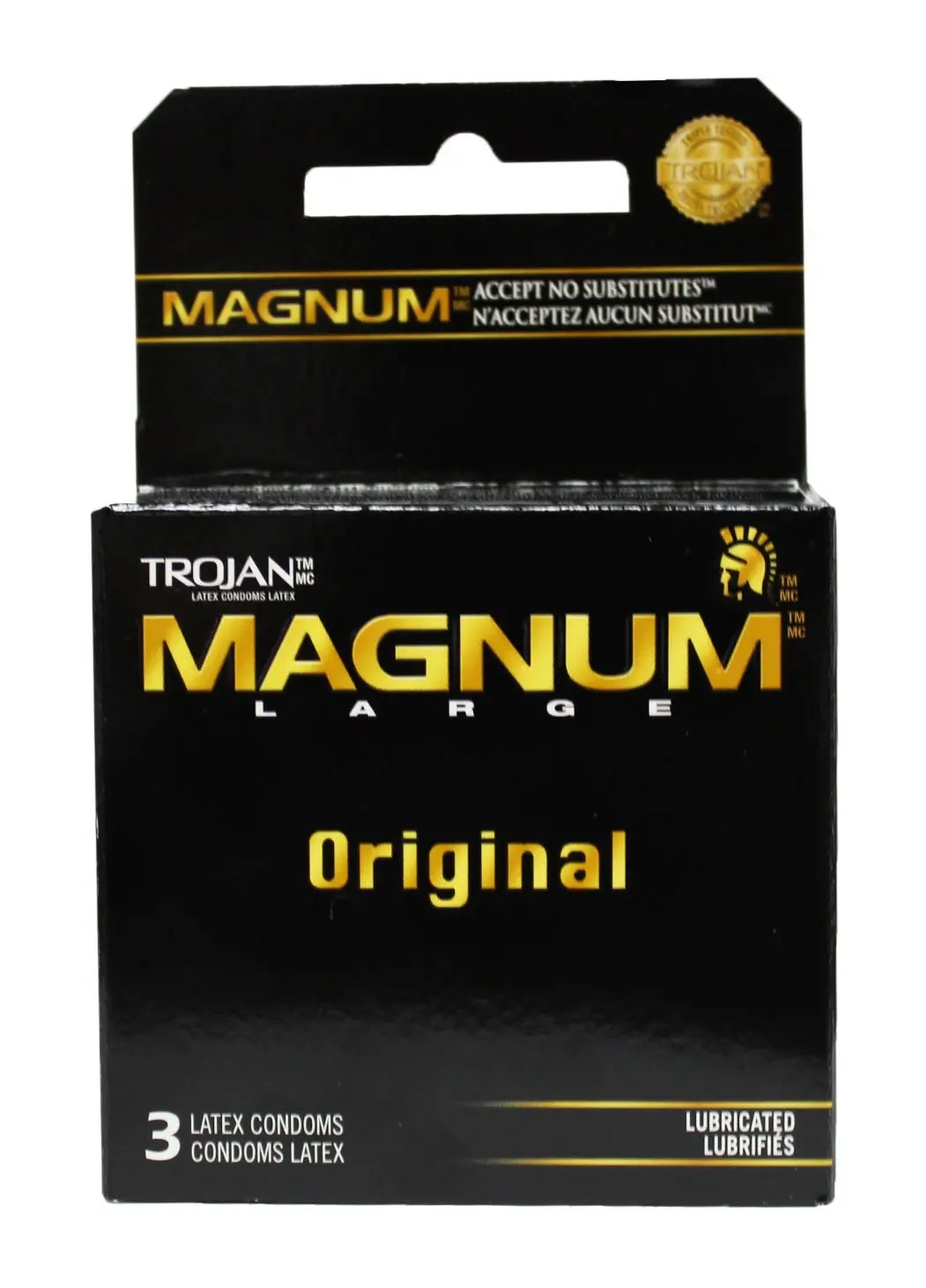 Hyg (D) Trojan Magnum Lg 3 Pk 1