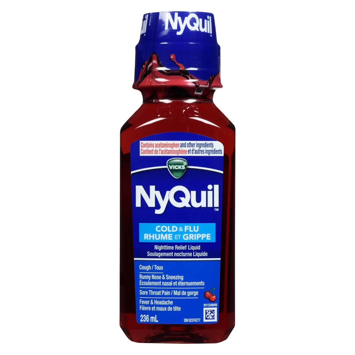 Hyg Nyquil Cold & Flu Cherry 236Ml 1