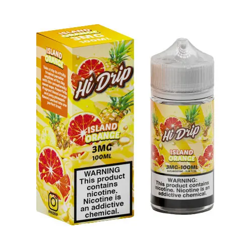 Island Orange (Blood Orange Pineapple) By Hi-Drip 100Ml 1
