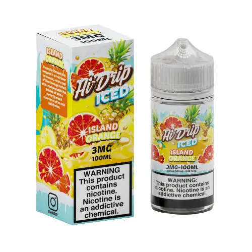 Island Orange Iced (Blood Orange Pineapple Iced) By Hi-Drip 100Ml 1