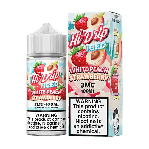 White Peach Strawberry Iced By Hi-Drip 100Ml 1