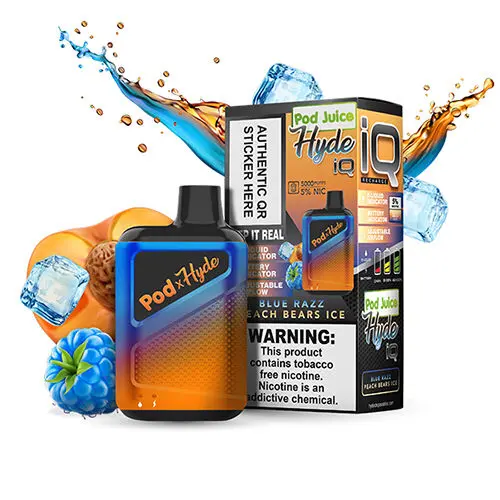 Hyde Iq Recharge Pod Juice Disposable Vape 5000 Puffs 1
