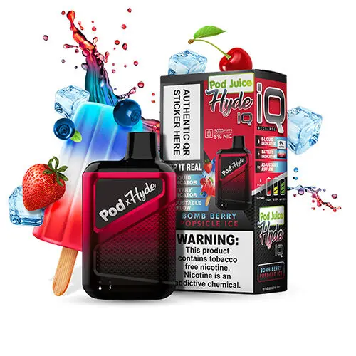 Hyde Iq Recharge Pod Juice Disposable Vape 5000 Puffs 3