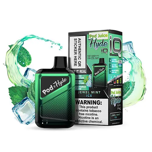 Hyde Iq Recharge Pod Juice Disposable Vape 5000 Puffs 5
