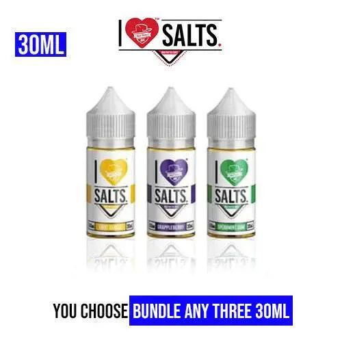 I Love Salts Vape Juice Pick 3 Bundle (90Ml) 1