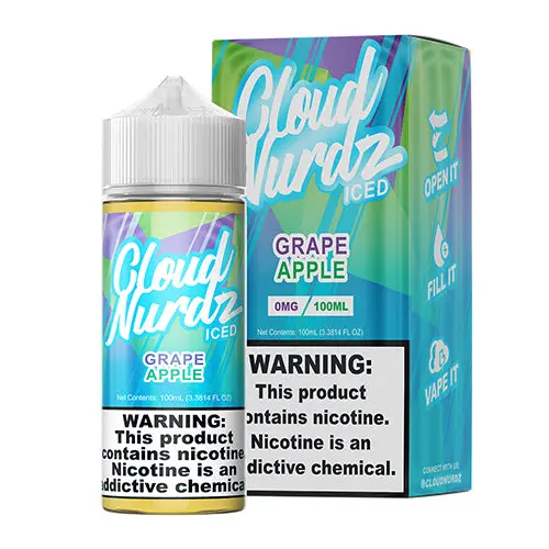 Grape Apple Iced By Cloud Nurdz 100Ml 1
