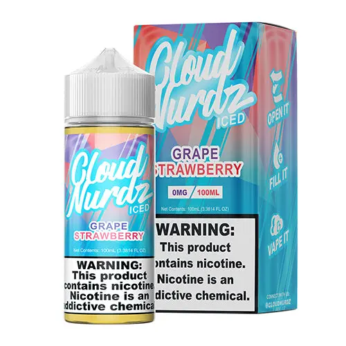 Strawberry Grape Iced By Cloud Nurdz 100Ml 1