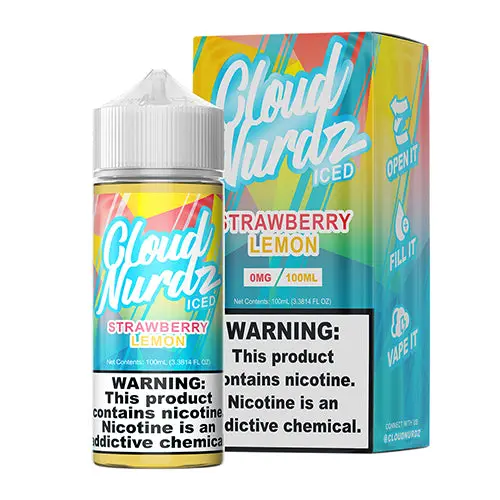 Strawberry Lemon Iced By Cloud Nurdz 100Ml 1