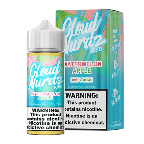 Watermelon Apple Iced By Cloud Nurdz 100Ml 1