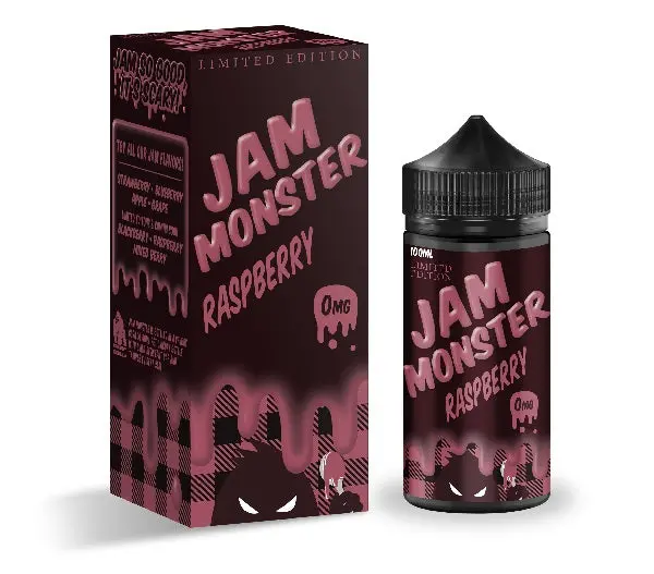 Raspberry By Jam Monster 100Ml 1