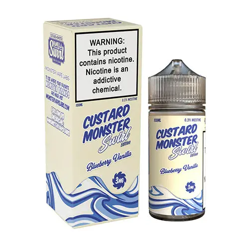 Custard Monster Swirl Blueberry Vanilla By Jam Monster 100Ml 1