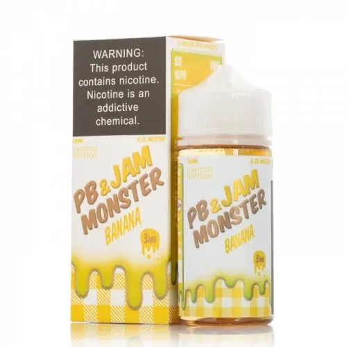 Pb And Jam Banana By Jam Monster Salt 30Ml 1