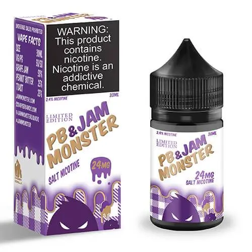 Pb And Jam By Jam Monster Salt Nicotine 30Ml 1