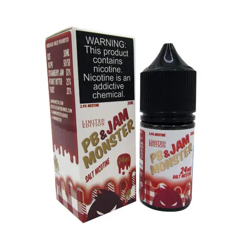 Strawberry Pb And Jam By Jam Monster Salt Nicotine 30Ml 1