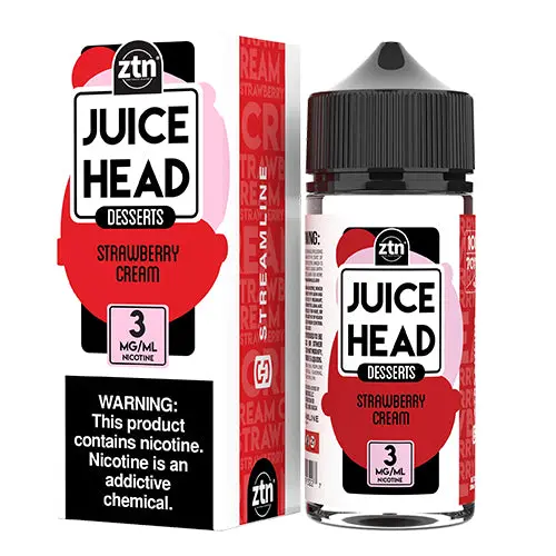 Strawberry Cream By Juice Head Desserts 100Ml 1