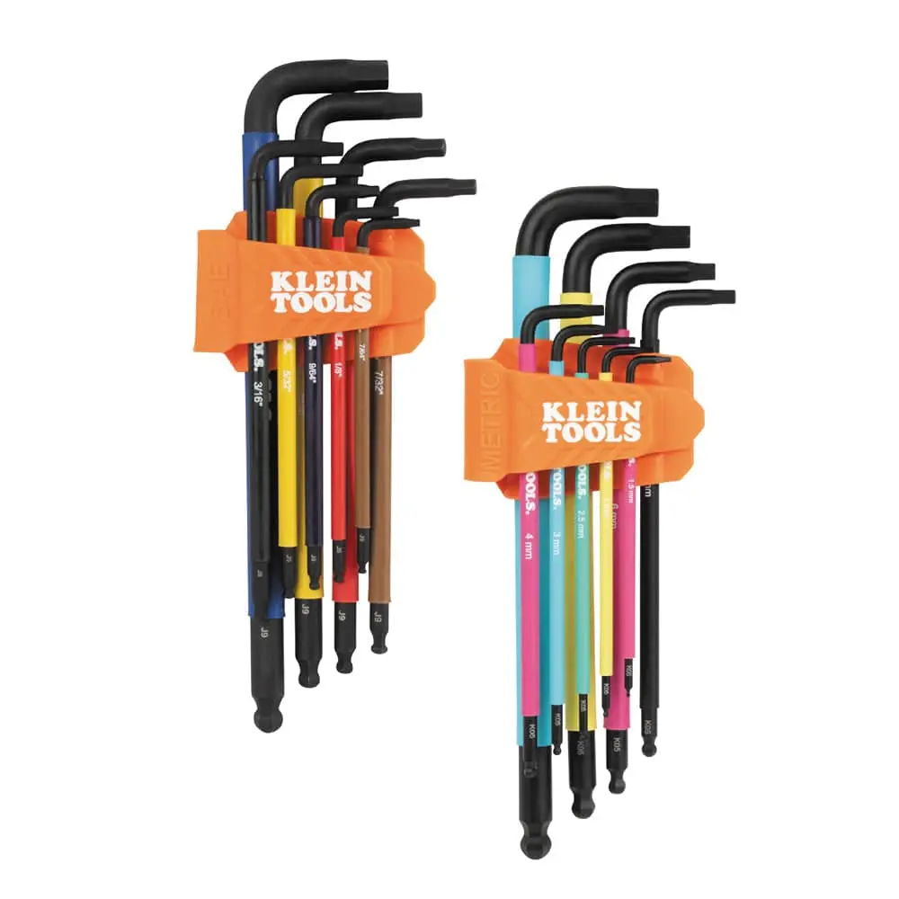Bls18  Color Coded Hex Key Set, Sae And Metric, 18-Piece 1