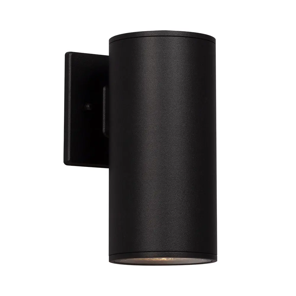 120V Dimmable Led 1-Light Outdoor Wall Fixture Bk Ip65 1