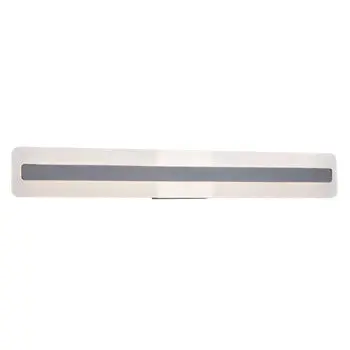 Moderno Led Vanity Light - Chrome, 32" Wide, 22W, 1800 Lumens, Dimmable, 3000K Frosted Acrylic Lens. Stylish And Energy-Efficient Bathroom Lighting With A Sleek Chrome Finish. 1