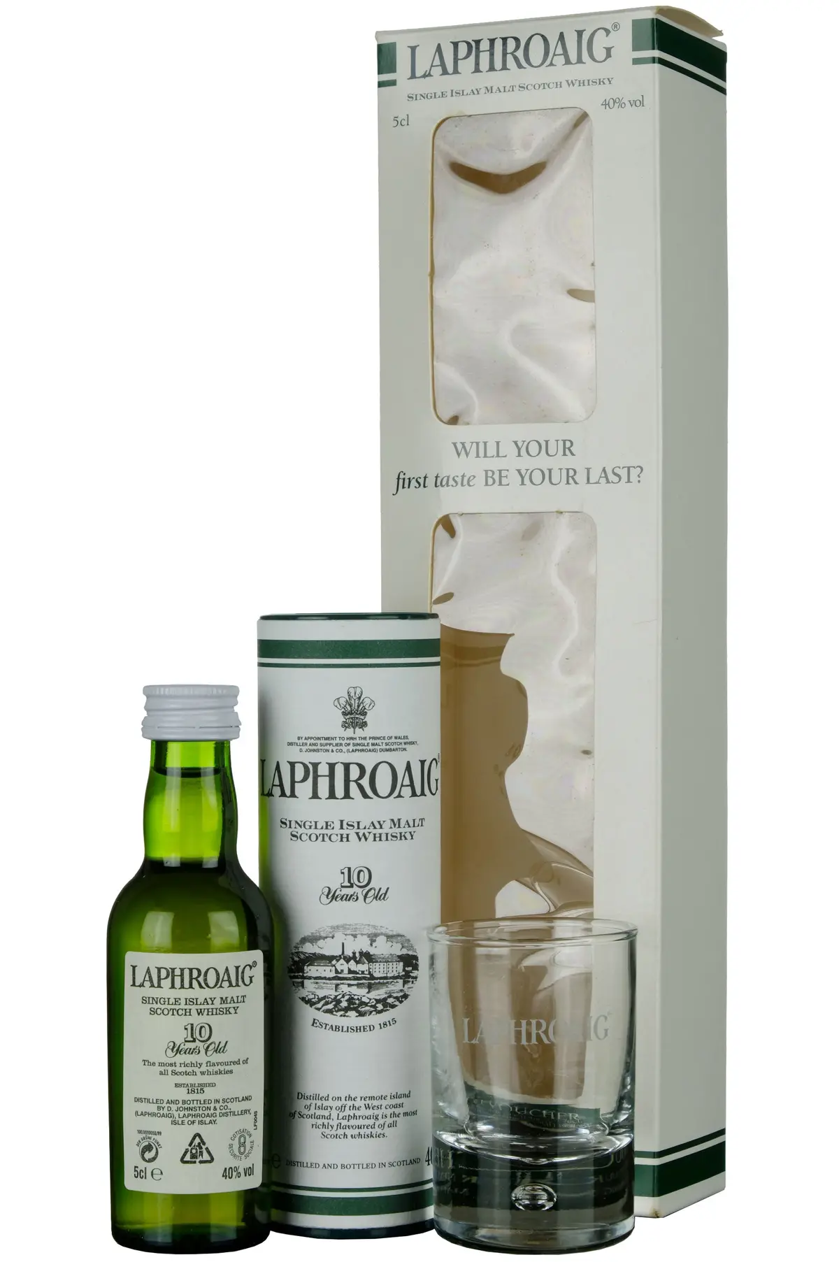 Laphroaig 10 Year Old Miniature Set 1