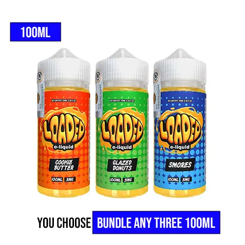 Loaded Vape Juice 100Ml Pick 3 Bundle (300Ml) 1