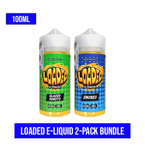 Loaded Eliquid Vape Juice Bundle Pack Of 2 Original Flavors (200Ml) 1