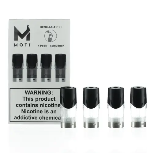 Moti Vape Replacement Pods 4-Pack 1