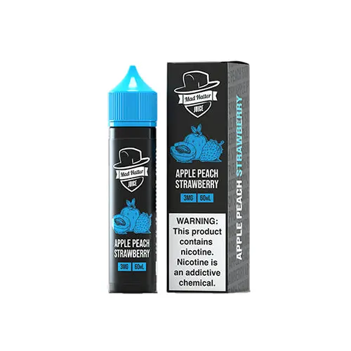 Apple Peach Strawberry By Mad Hatter Juice 60Ml 1