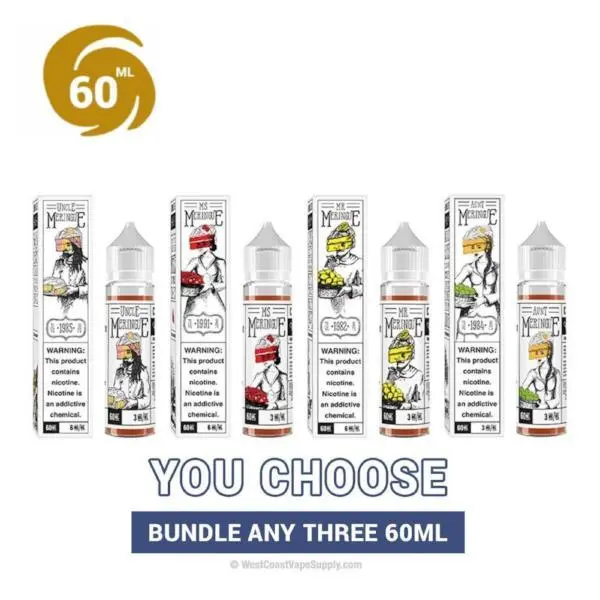Mr Meringue Vape Juice Pick 3 Bundle (180Ml) 1