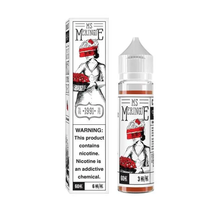Ms Meringue Strawberry By Mr Meringue E-Liquid 60Ml 1