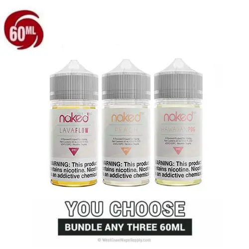 Naked Vape Juice Pick 3 Bundle (180Ml) 1