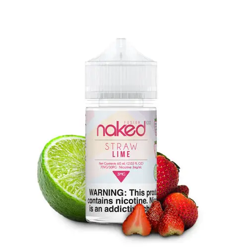Straw Lime By Naked 100 Fusion 60Ml 2