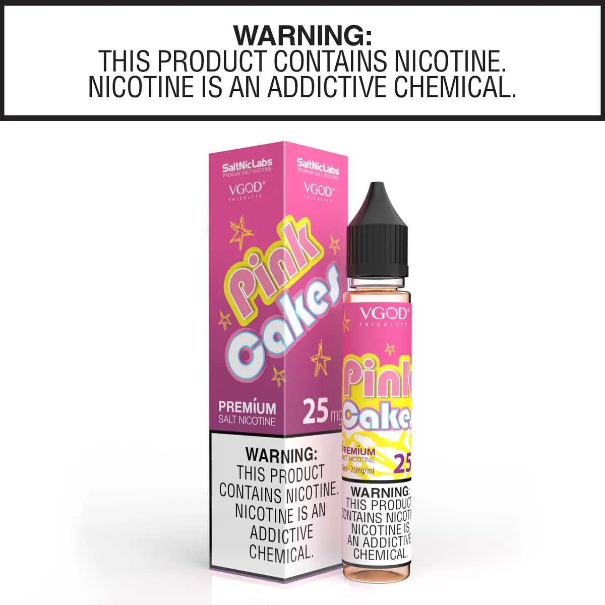 Pink Cakes Salt By Vgod Salt Nic Collection 30Ml 1