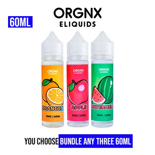 Orgnx Eliquids 60Ml Pick 3 Bundle (180Ml) 1