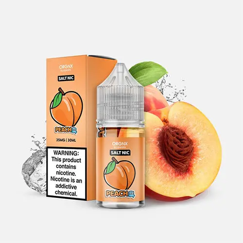 Peach Ice Salt By Orgnx Eliquids 30Ml 1