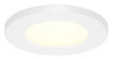 Midway 2" Round Led 5 Cct Lensed Down Light 8 Watt White 1