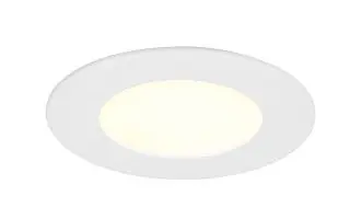 Midway 3" Round Led 5 Cct Slim Fire Rated Down Light 8 Watt White 1