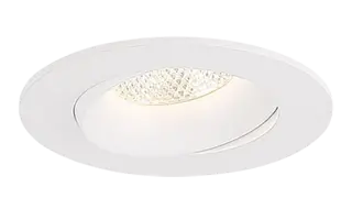 Midway 3.5" Round Led 5 Cct  Gimbal 12 Watt White 0-10V Dimming 1