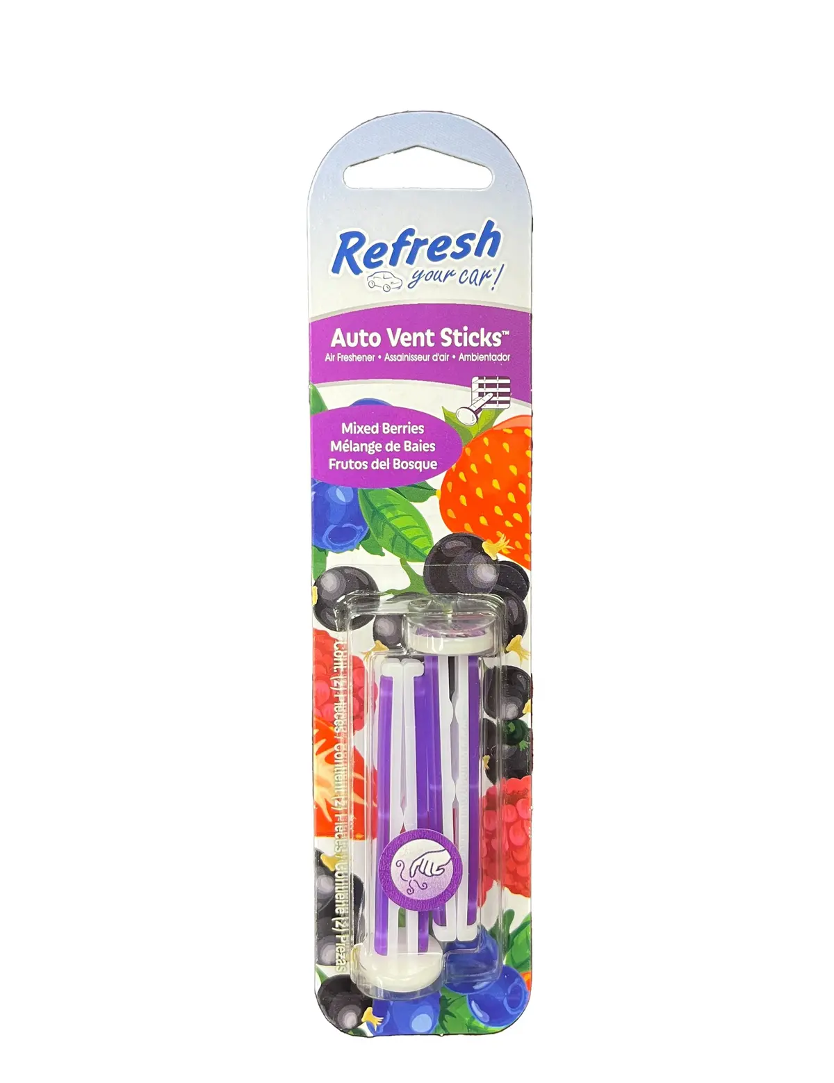Refresh Car 2Pk Vent Sticks Mixed Berries - New 1