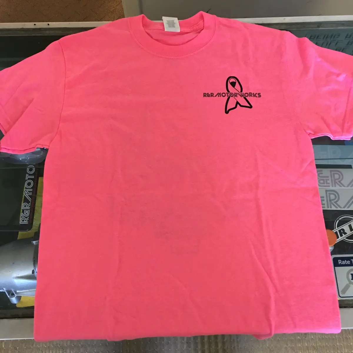 R&R Motorworks - 1St Edition Pink T-Shirt 1