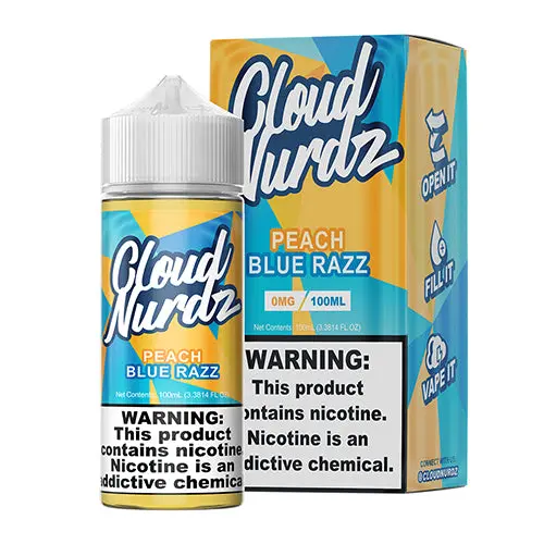 Peach Blue Razz By Cloud Nurdz 100Ml 1