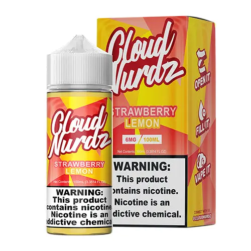 Strawberry Lemon By Cloud Nurdz Eliquid 100Ml 1